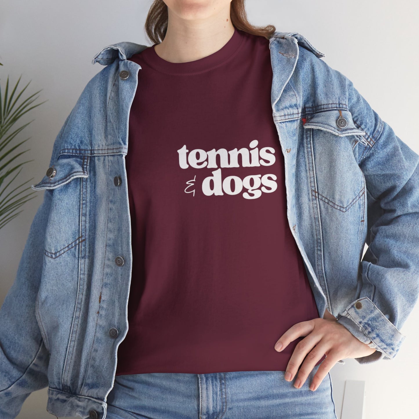 Tennis & Dogs | Unisex Cotton Shirt