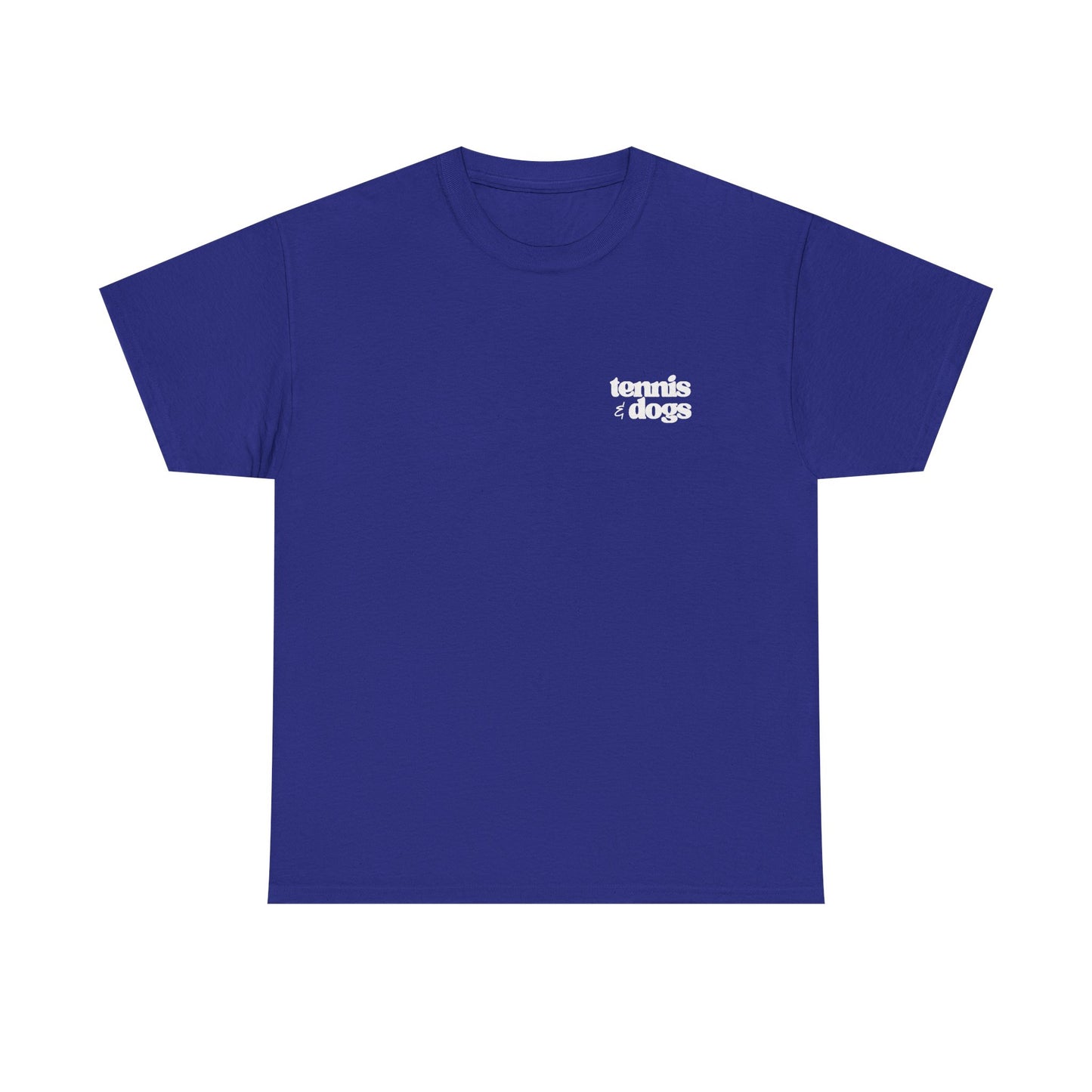 Tennis & Dogs Shirt | Unisex Tennis Dog Lover T-Shirt, Gift for Tennis Players Who Love Dogs