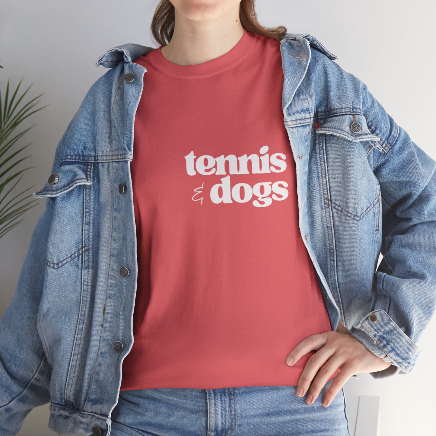 Tennis & Dogs | Unisex Cotton Shirt