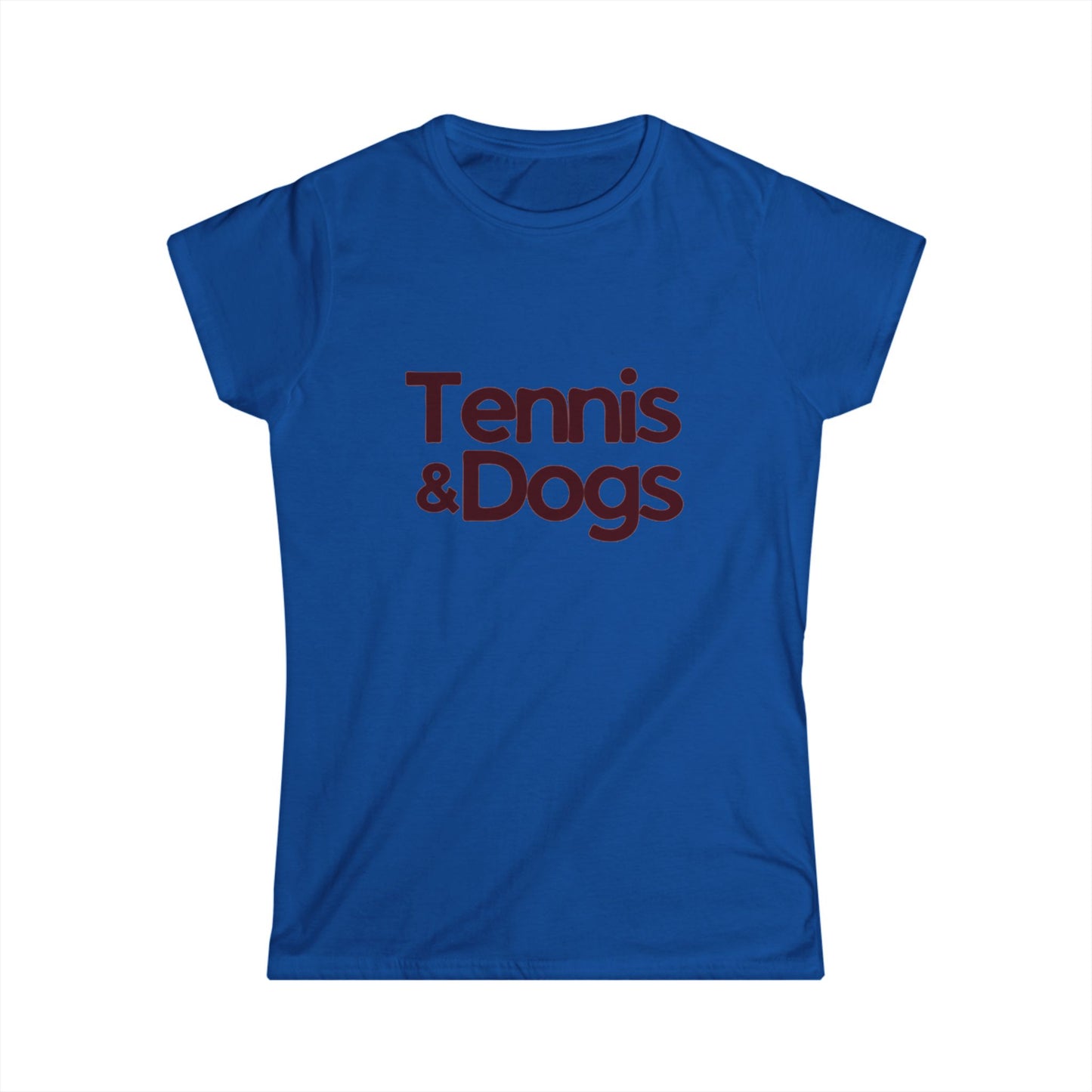 Tennis & Dogs Shirt | Funny Tennis Dog Lover T-Shirt, Gift for Women Who Love Tennis and Dogs